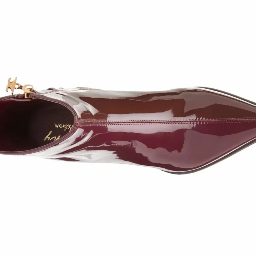 Circus by Sam Edelman Burgundy & Brown Ankle Boots - Picture 3 of 11